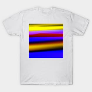 RED BLUE YELLOW ABSTRACT TEXTURE ART T-Shirt